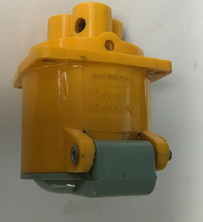 HUBBELL 320R4 PIN&SLEEVE RECEPTACLE 20A 125VAC 1