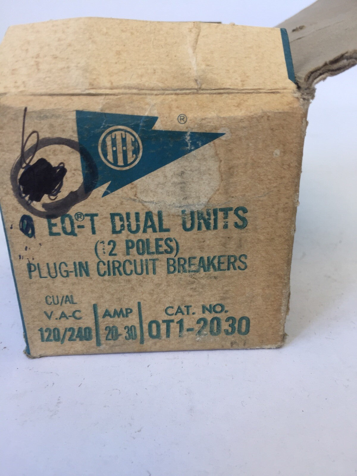 ITE QT1-2030 6 EQ-T DUAL UNITS PLUG-IN CIRCUIT BREAKER 120/240VAC 20/30A1