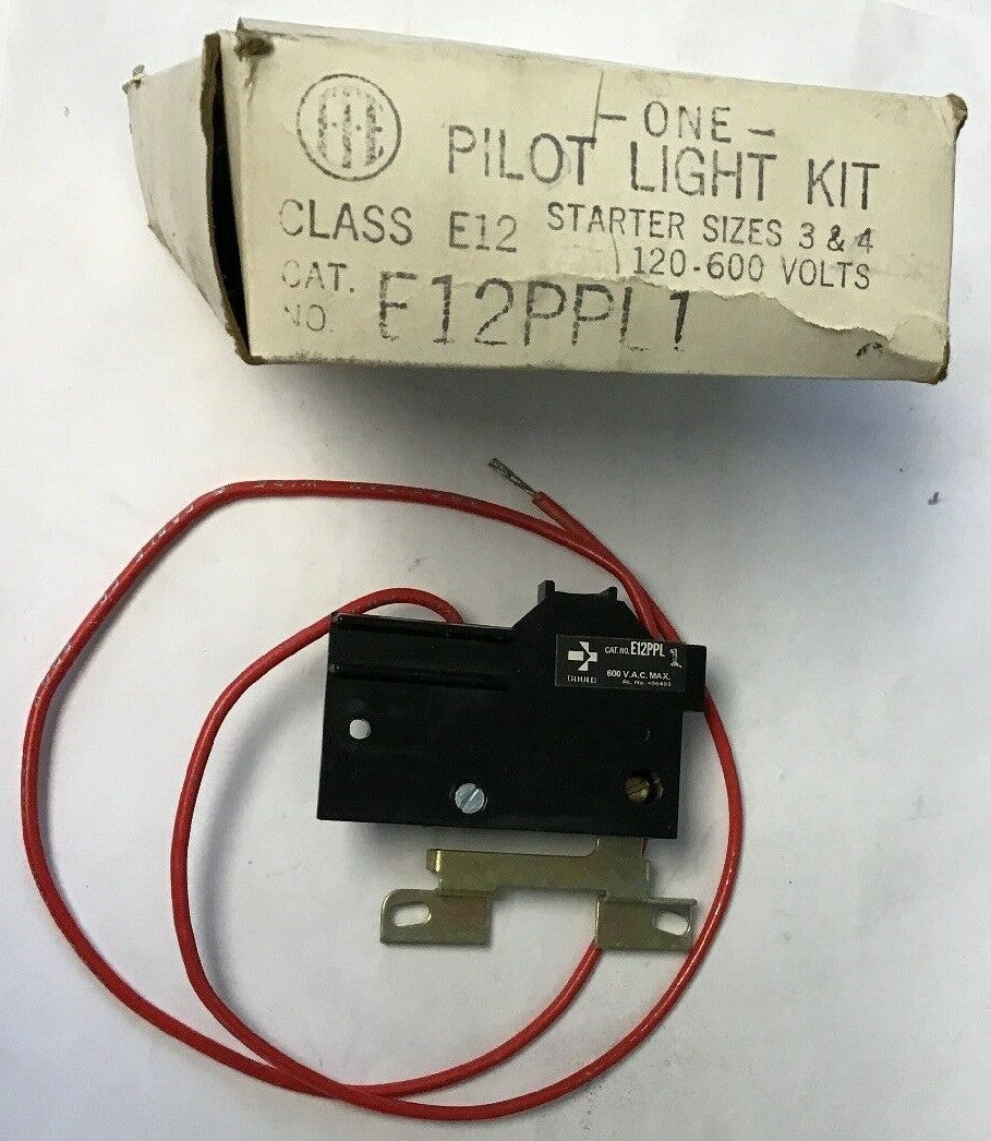 ITE PILOT LIGHT KIT CLASS E12 STARTER SIZE 3&4 E12PPL1 120-600VOLTS1