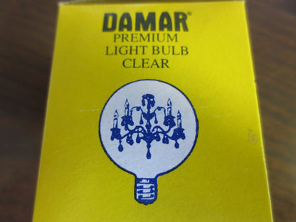 DAMAR 1680C PREMIUM LIGHT BULB - CLEAR - 60W, 130V - 60G16-1/2 - NEW SURPLUS3
