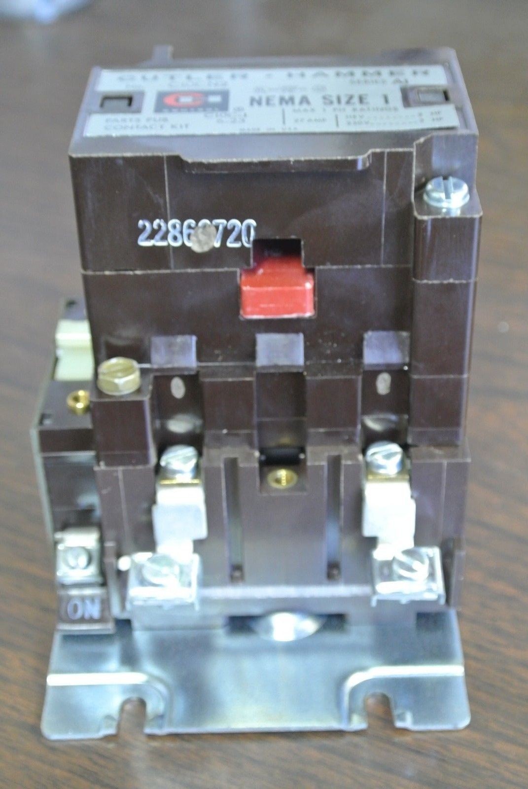 CUTLER-HAMMER C10CN2A MAGNETIC CONTACTOR 120V COIL SIZE 1 -  2P NEW SURPLUS4