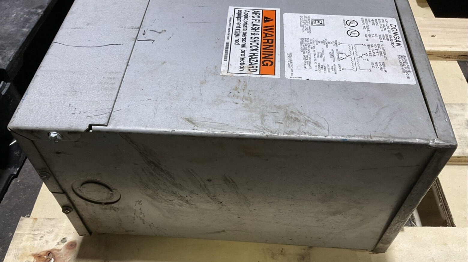 DONGON 85-1055SH 5.0kVA PRI VOLTS 240x480 SEC VOLTS 120x240 TRANSFORMER SINGLE5