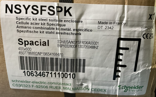 SCHNEIDER ELECTRIC NSYSFSPK SPECIFIC KIT STEEL SUITABLE ENCLOSURE0