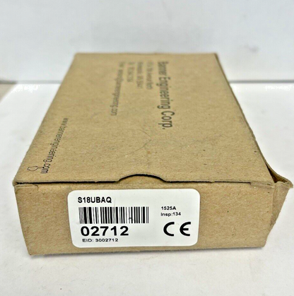 BANNER ENGINEERING - S18UBAQ - ULTRASONIC PROXIMITY SENSOR - 027121