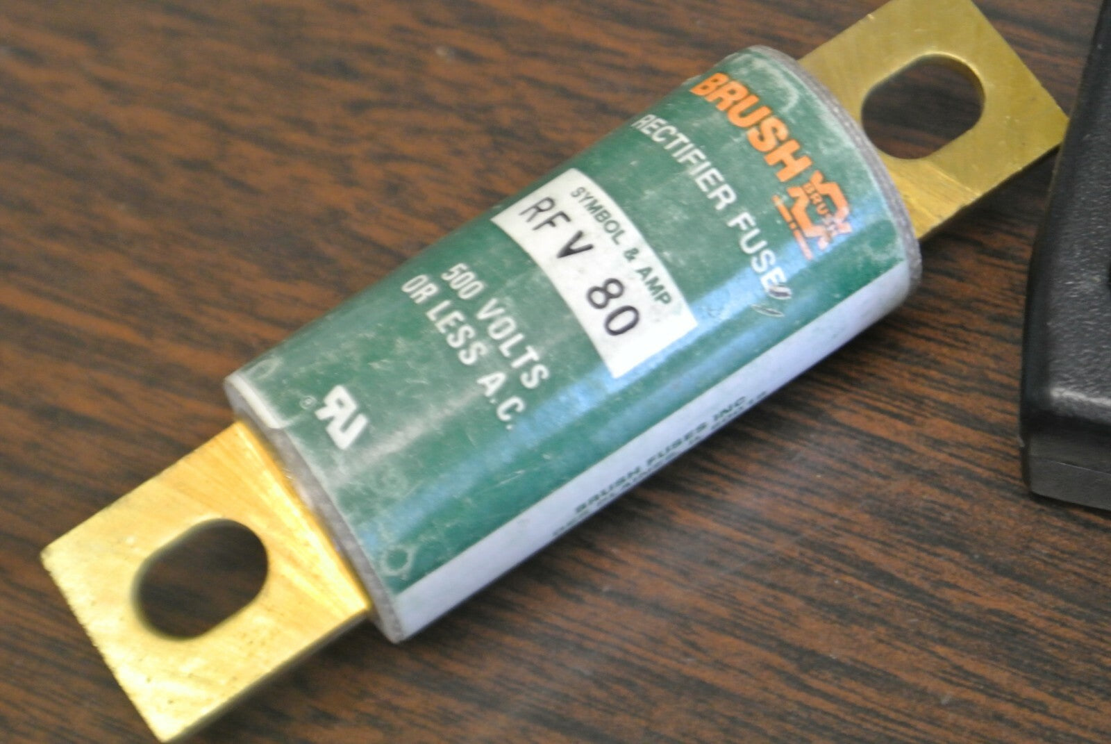 LOT of 4 / BRUSH RFV80 SEMICONDUCTOR / RECTIFIER FUSE / 80A / 500V / NEW SURPLUS2