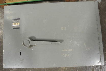 WESTINGHOUSE FDP325R FUSIBLE FDP SWITCH - 240V, 400A, 3-POLE0