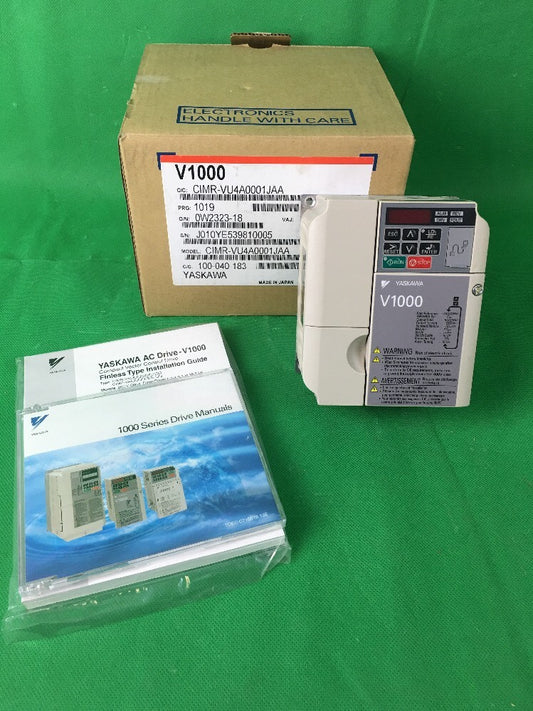 YASKAWA V1000 DRIVE CIMR-VU4A0001JAA 400V 1.2A AC 3PH 480V0