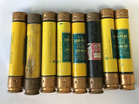 BUSS LPS-RK-60 LOW-PEAK FUSE 600VAC CLASS RK1****LOTOF8****0