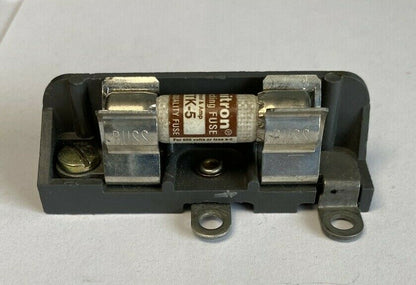 Bussmann F-21529 Fuse Holder with Bussmann Limitron KTK-5 5A 600V Fuse0