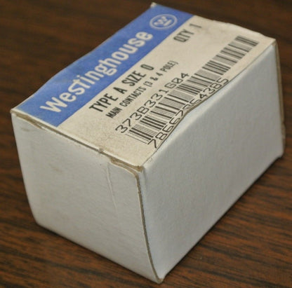 WESTINGHOUSE 373B331G04 / MAIN CONTACTS / 3 & 4 POLE / TYPE A SIZE 0 NEW SURPLUS7