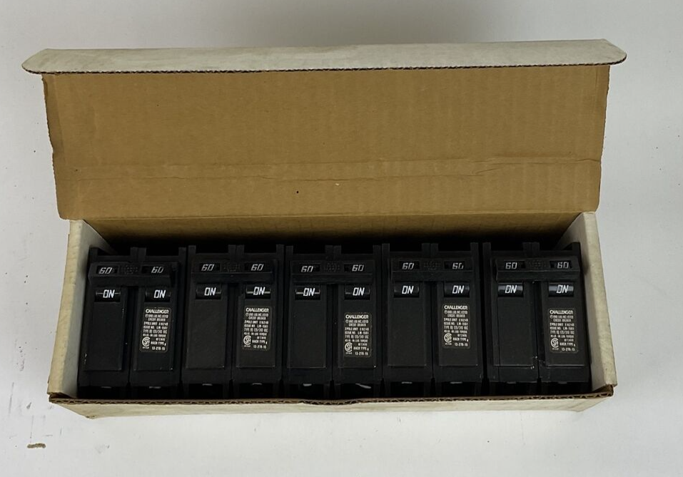 CHALLENGER BQ2C060 CIRCUIT BREAKER 120/240VAC 60A ***LOTOF5***0