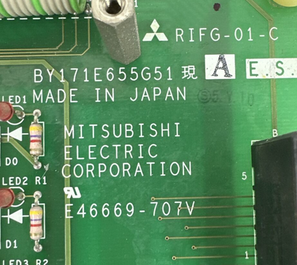 MITSUBISHI RIFG-01-C BY171E655G51 A E46669-707V CIRCUIT BOARD1