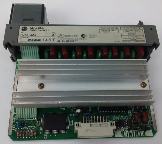 ALLEN-BRADLEY, SLC 500 1746-OA8, SERIES A, OUPUT MODULE,85-265VAC, 50/60HZ, USED0
