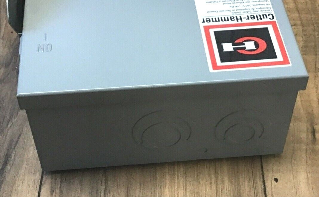 CUTLER HAMMER DG222NGB GENERAL DUTY SAFETY SWITCH 60A 240V INDOOR7