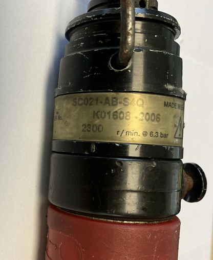 DESOUTTER SC021-AB-S4Q PNEUMATIC SCREW DRIVER 6.3BAR 230 0R/MIN5