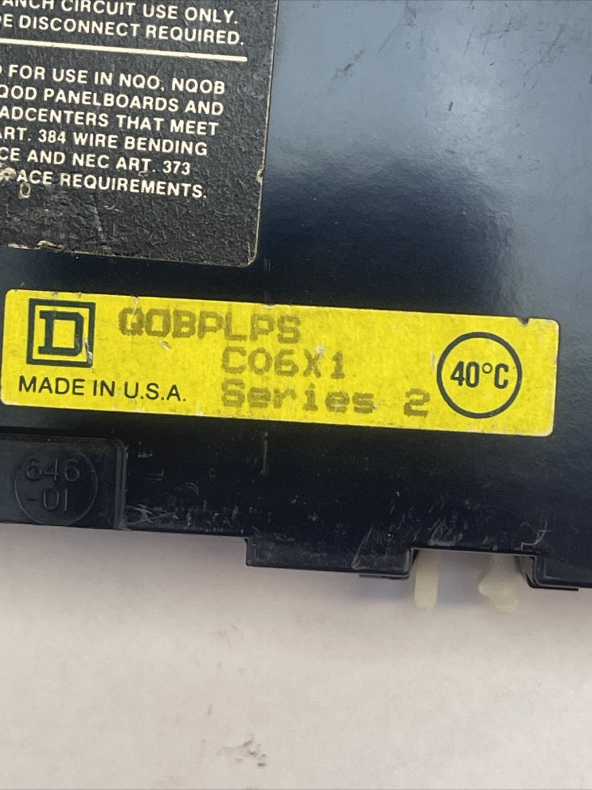 SQUARE D QOBPLPS POWER LINK POWER SUPPLY INPUT 208-240VAC OUTPUT 24VDC 4AMP7