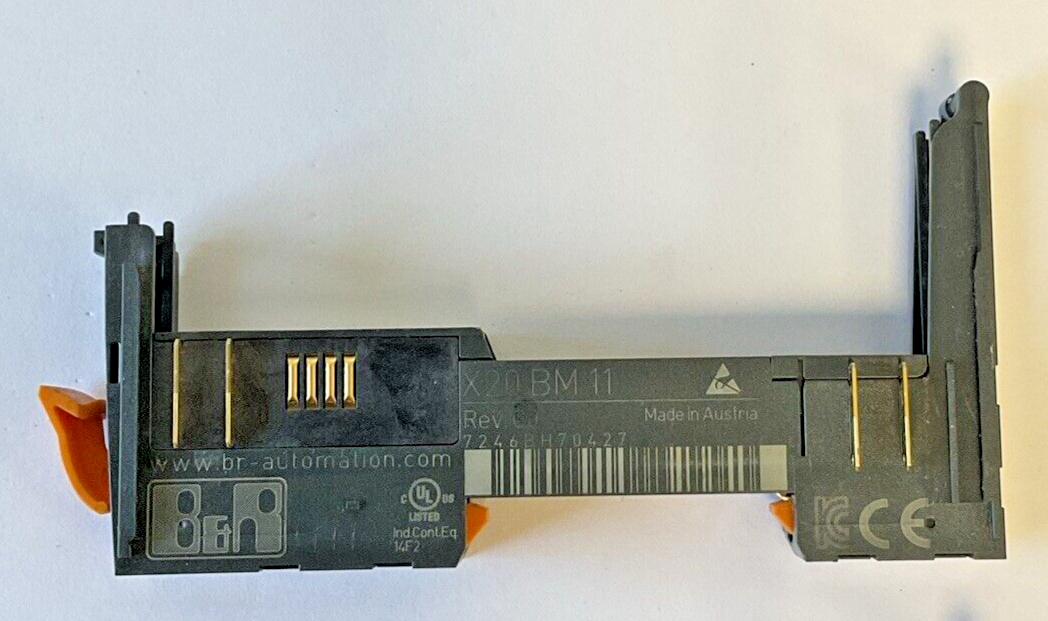 B&R AUTOMATION X20BM11 MODULE BASE REV.GO***LOTOF2***1