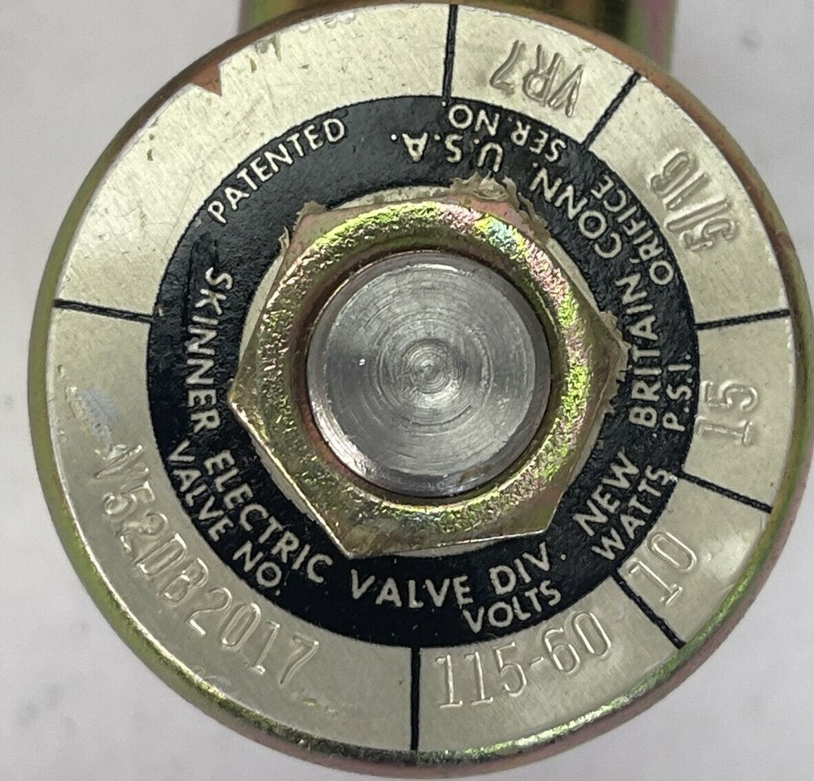 SKINNER V52DB2017 V5 SERIES SOLENOID VALVE 15PSI 115V 60HZ 10WATTS1