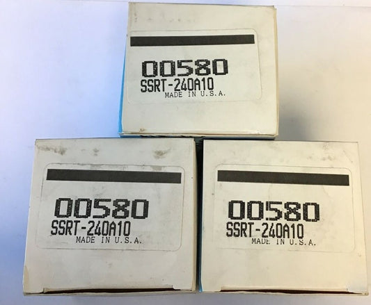 POTTER&BRUMFIELD SOLID STATE RELAY SSRT-240A10 120-280VAC***LOTOF3***0