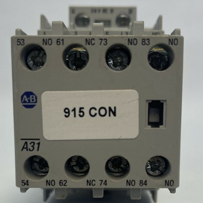 ALLEN BRADLEY 100-C09D*10 SER A CONTACTOR 600VAC 25A 7.5HP 3PH 100-F SER B 10A3