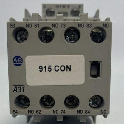 ALLEN BRADLEY 100-C09D*10 SER A CONTACTOR 600VAC 25A 7.5HP 3PH 100-F SER B 10A3