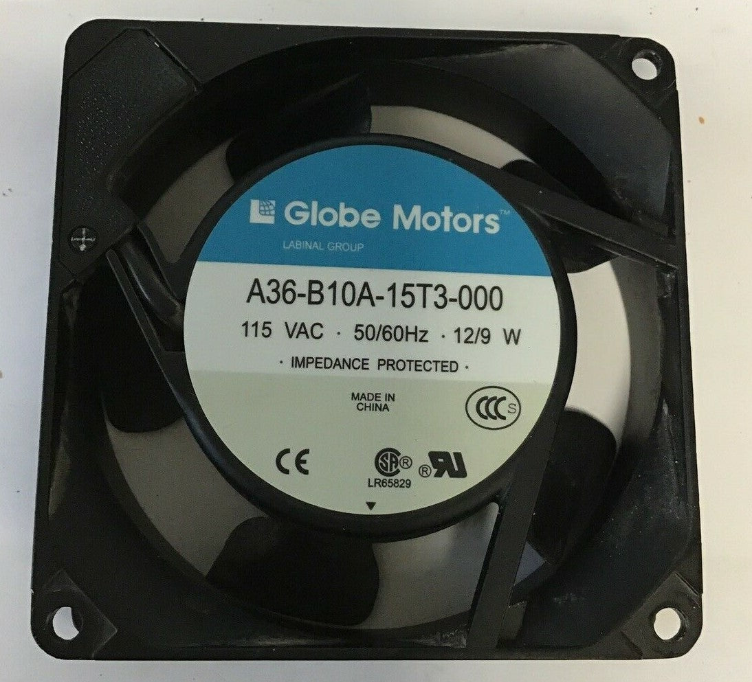 GLOBE MOTORS A36-B10A-15T3-000 FAN 115VAC 50/60HZ ***LOTOF2***1