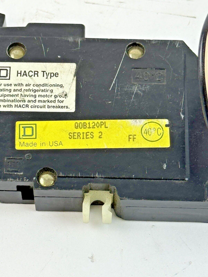 SQUARE D - QOB-PL - REMOTE CONTROLLED CIRCUIT BREAKER - 1 POLE/20A/240VAC/QOB5