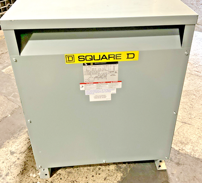 SQUARE D EE112T3H GENERAL PURPOSE TRANSFORMER 3PH 112.5KVA CLASS:AA TYPE:SO0