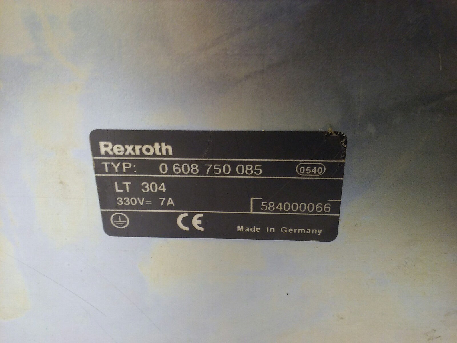 REXROTH 0 608 750 085 POWER SUPPLY MODULE LT304, 330V, 7A, 1 607 501 696 D1