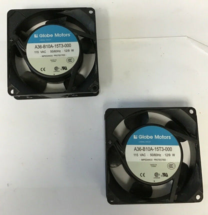 GLOBE MOTORS A36-B10A-15T3-000 FAN 115VAC 50/60HZ ***LOTOF2***0