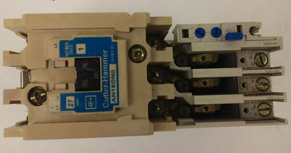 CUTLER HAMMER / EATON AN16DN0 STARTER SIZE 1 27A 600V 3PH 10 HP C306GN310