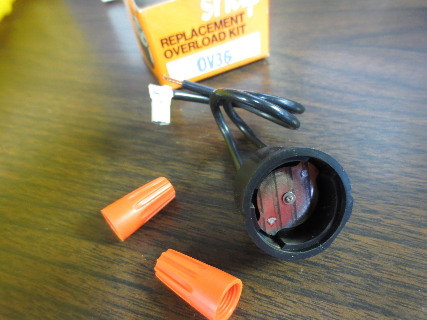 SNAP OV36 REPLACEMENT OVERLOAD KIT 1/6 to 1/8HP 115V 16.0 to 18.0A NEW SURPLUS0