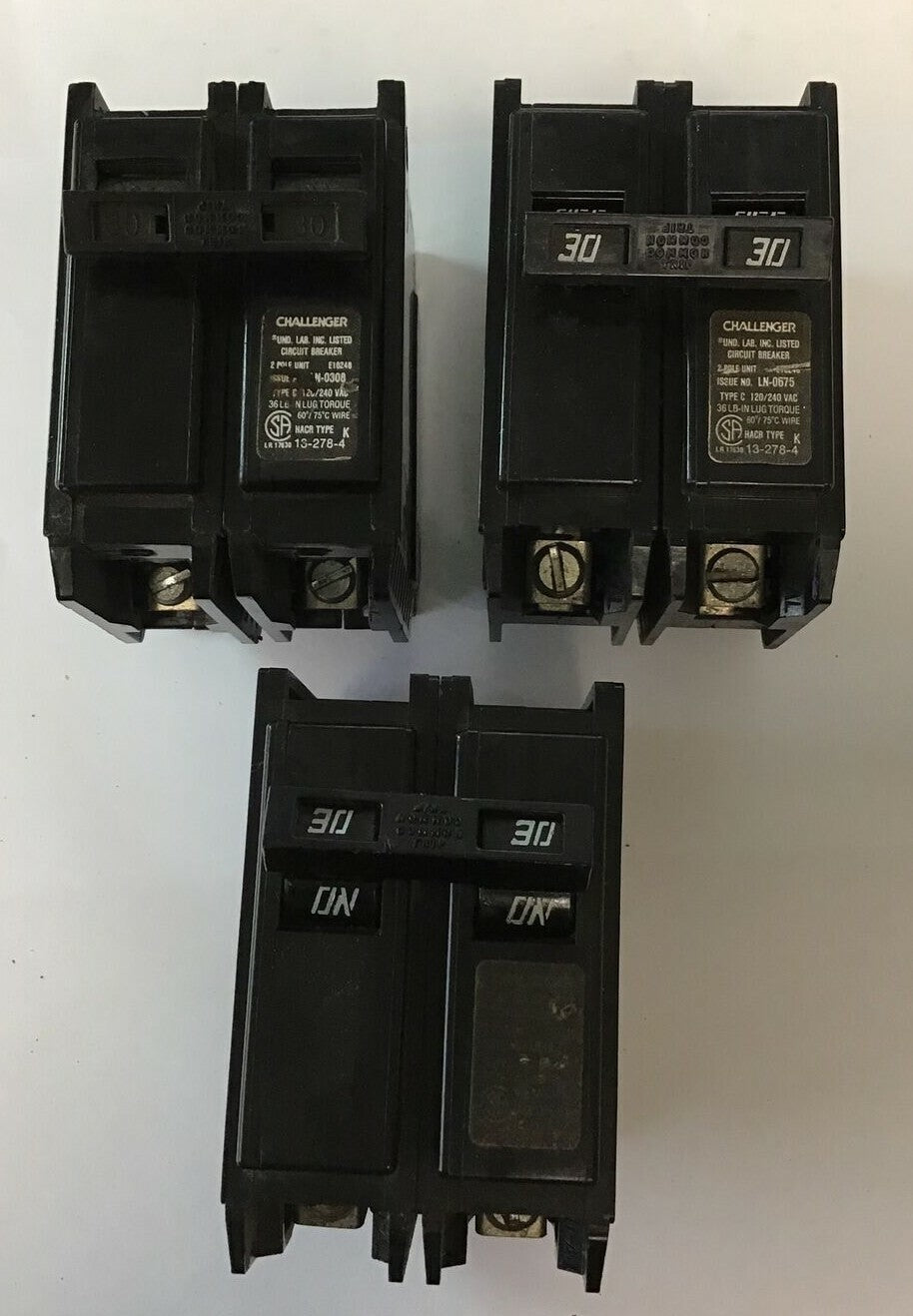 CHALLENGER C230 CIRCUIT BREAKER 120/240VAC ***LOTOF3***0