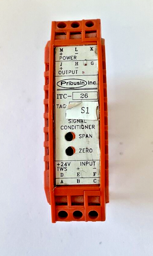 PRIBUSIN ITC-26 ISOLATED SIGNAL CONDITIONER 24VDC 80MA0