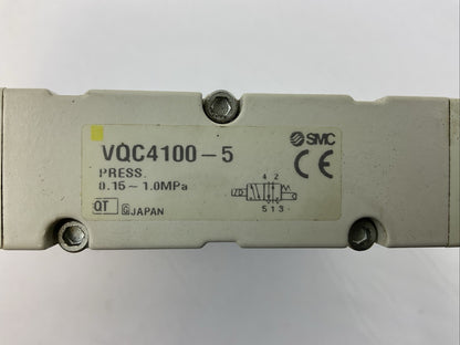 SMC SOLENOID VALVE VQ4100-5 ARBQ4000-N0 VQ 40001