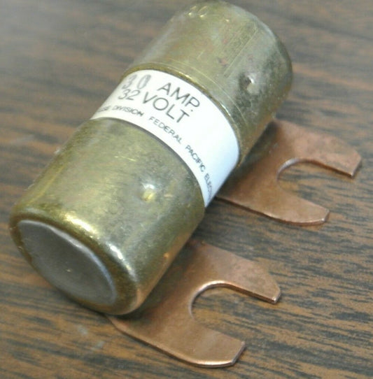 ECONOMY / FPE OBH-30 BOLT-ON FUSE / 30A / 32VDC / NEW SURPLUS0