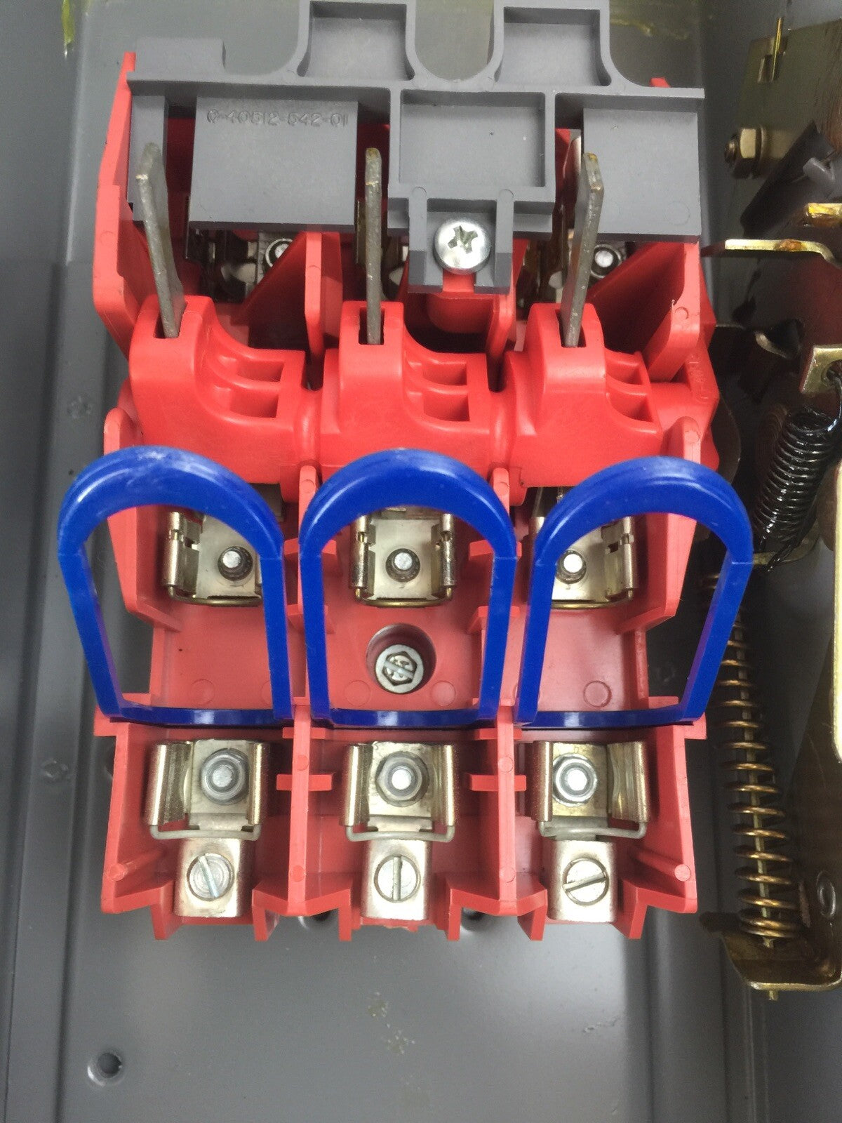 SQUARE D H321A FUSIBLE SAFETY SWITCH SERIES E1 240VAC 30A 7.5HP 3 POLE 9