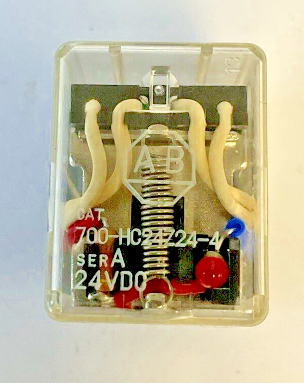 ALLEN BRADLEY 700-HC24Z24-4 RELAY 24VDC SER.A 1/6HP 5A 50/60HZ ***LOTOF9***1