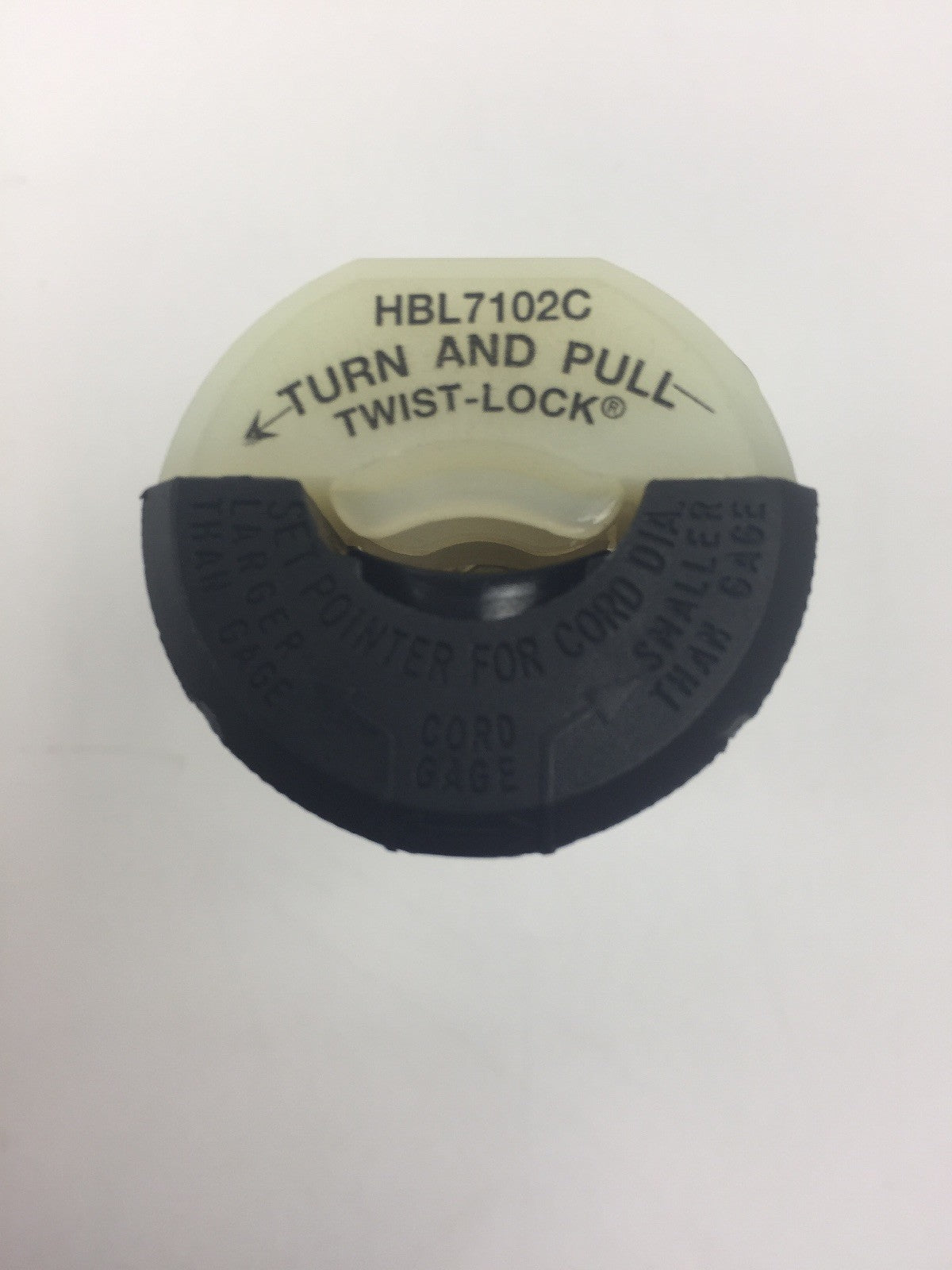 HUBBELL HBL7102C TWIST LOCK MALE PLUG 20A 250V0