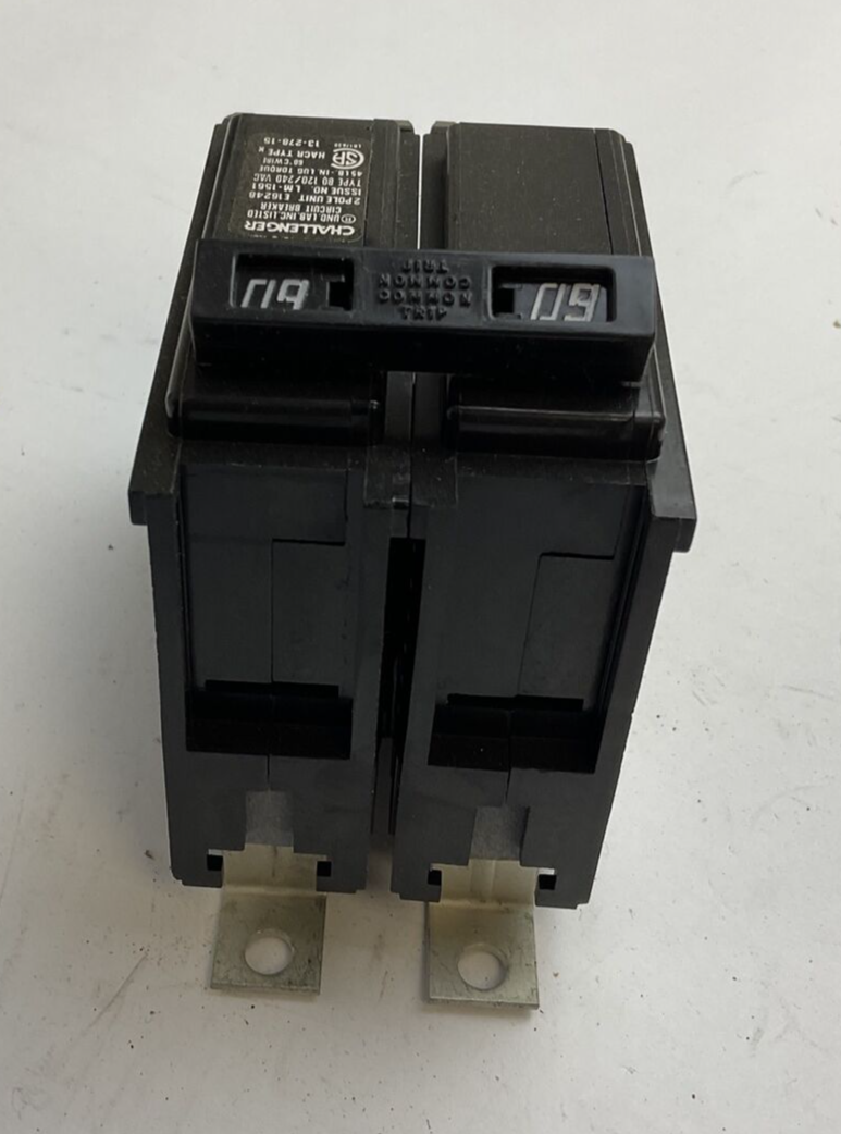 CHALLENGER BQ2C060 CIRCUIT BREAKER 120/240VAC 60A ***LOTOF5***8
