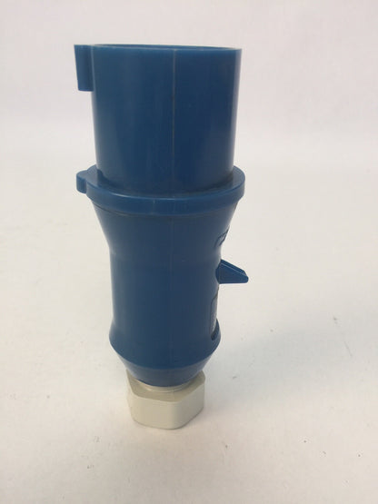 HUBBELL SP320P6 PLUG SPLASHPROOF EIC 309 PIN & SLEEVE 20A 250VAC 2 POLE 3 WIRE 7