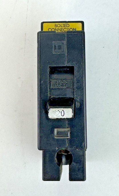 SQUARE D - EHB14020 - BOLT-ON CIRCUIT BREAKER - 1 POLE/20 A/ 277 VAC/ TYPE EHB42