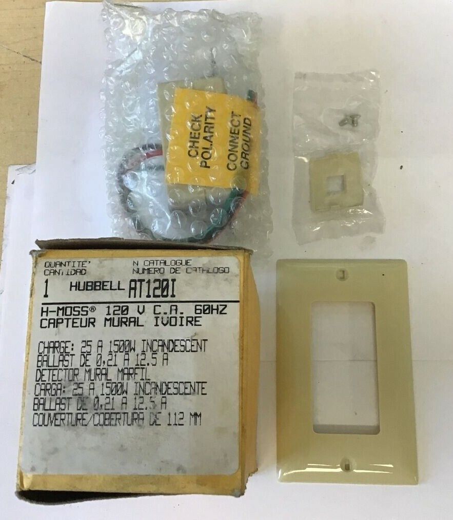 HUBBELL AT120I H-MOSS WALL SENSOR 120VAC 60HZ 25A 1500W 0