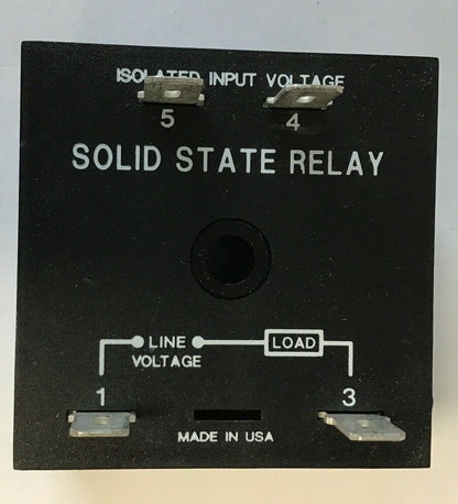 SSAC SIR2A6A4 CONTROL INPUT TIME DELAY9-30VAC/DC 120VAC 6AMP 3