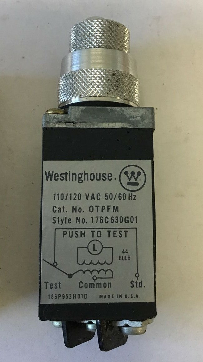 WESTINGHOUSE OTPFM OT MINIATURE LIGHT UNIT 120V 50/60CYC 2