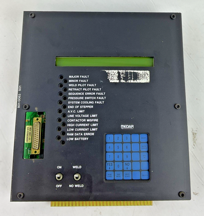 MEDAR 801-0063 SO1 CONTROL BOARD W/ KEYPAD0