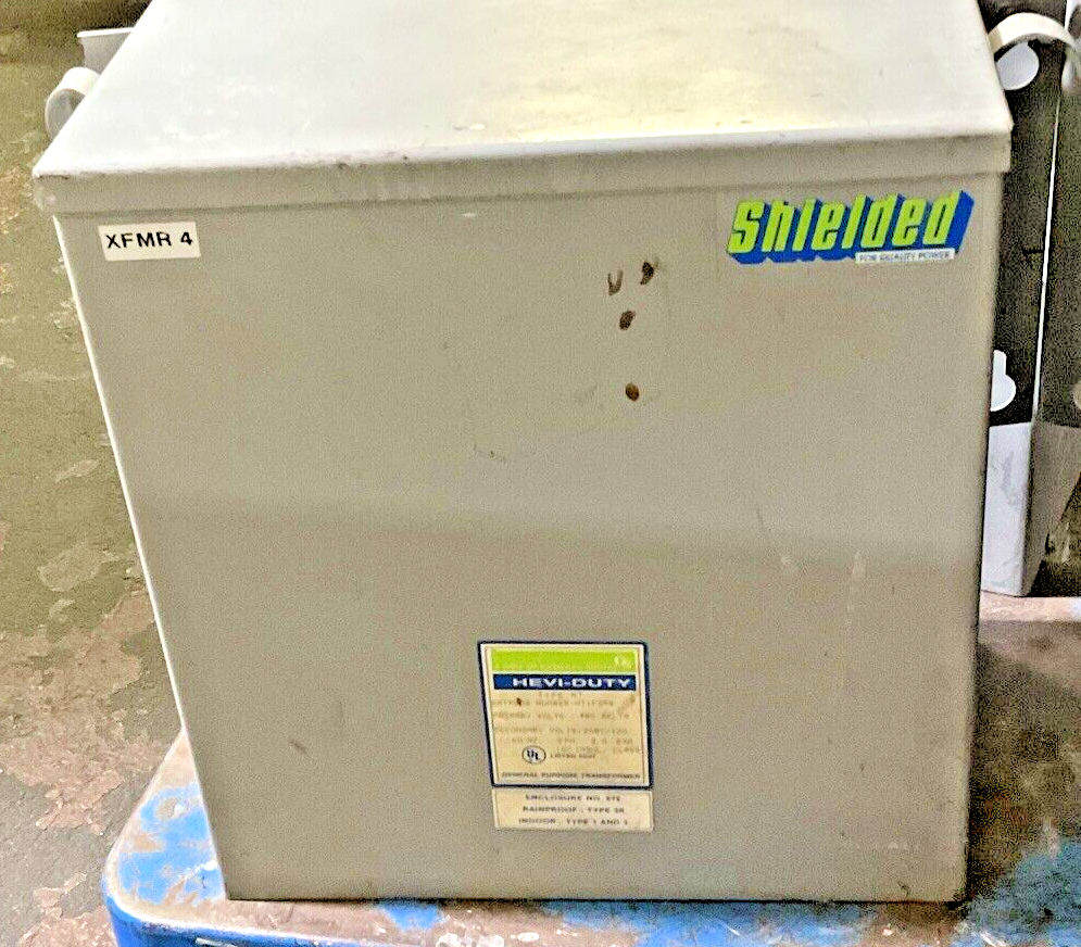 HEVI-DUTY HT1F3AS TRANSFORMER 480 DELTA 3PH 3 KVA 60HZ0