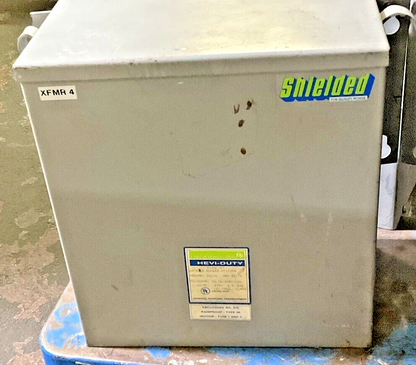 HEVI-DUTY HT1F3AS TRANSFORMER 480 DELTA 3PH 3 KVA 60HZ0
