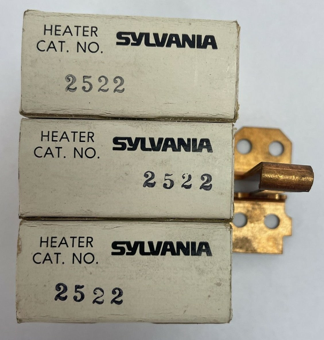 GTE SYLVANIA CLARK 2522 HEATER (LOT OF 3)0