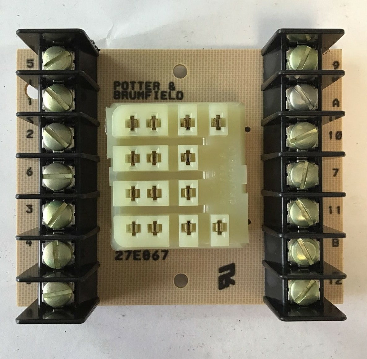 POTTER & BRUMFIELD 27E867 RELAY SOCKET***LOTOF2*** 3